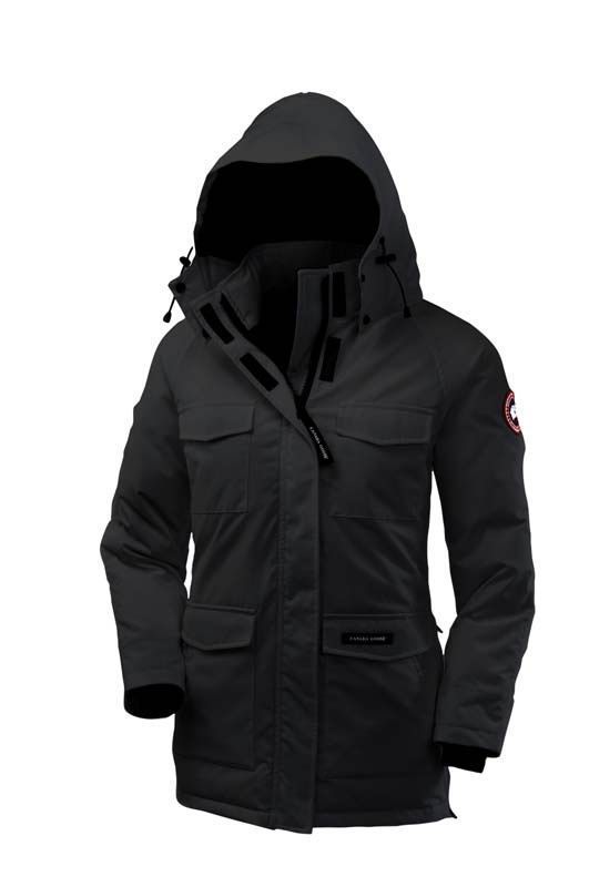 Womens Canada Goose Constable Parka Black outlet stores